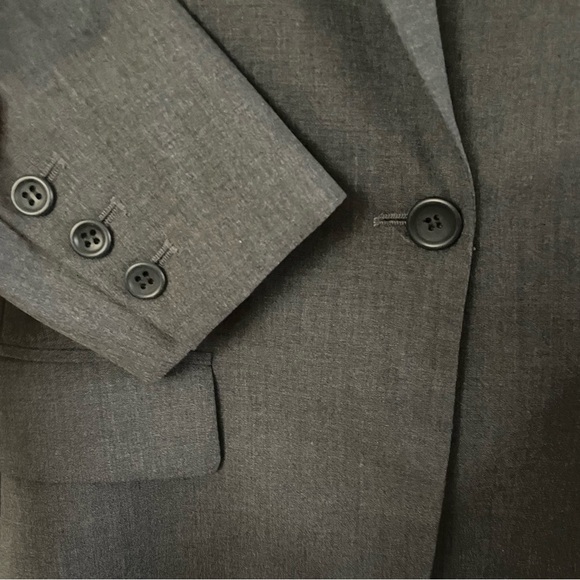 Theory Wool Blend 1 Button Blazer 3 Button Cuffs Lined Style 80001199 B18 Women - Picture 4 of 13